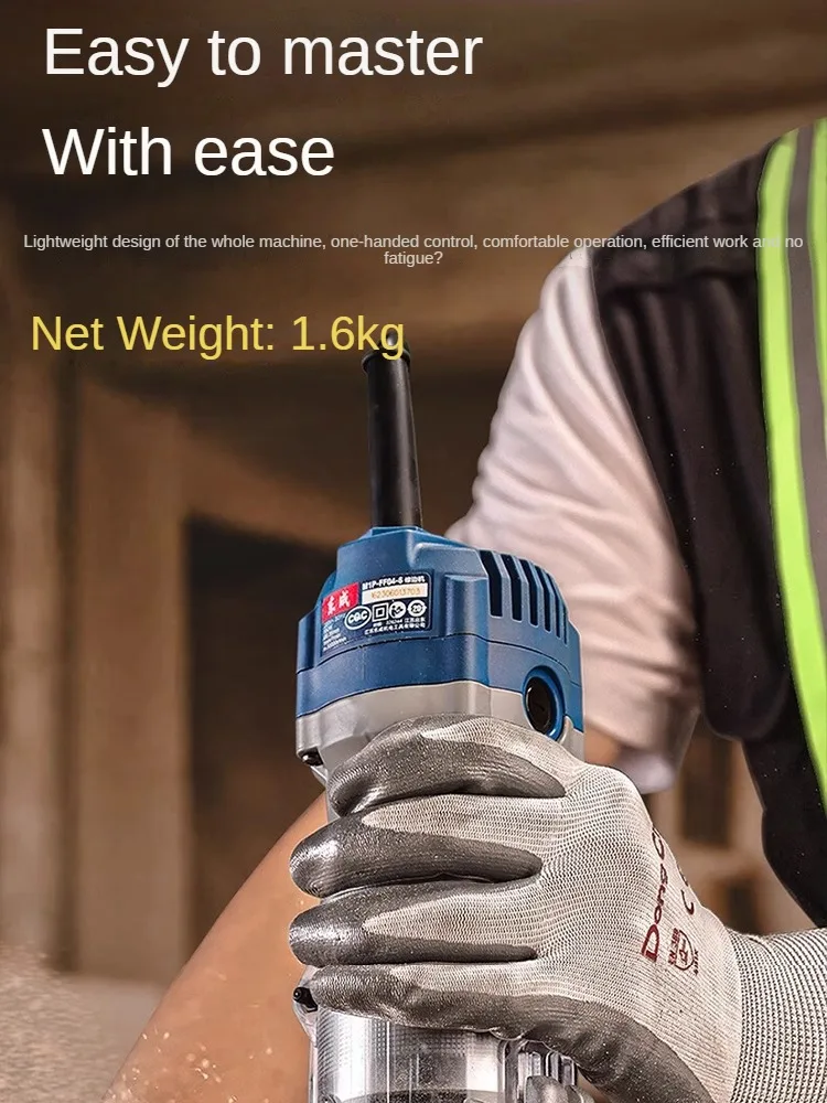 Woodworking Power Tool Set: Edge Trimming/Slotting/Milling Machine DIY Kit Trimming Machine