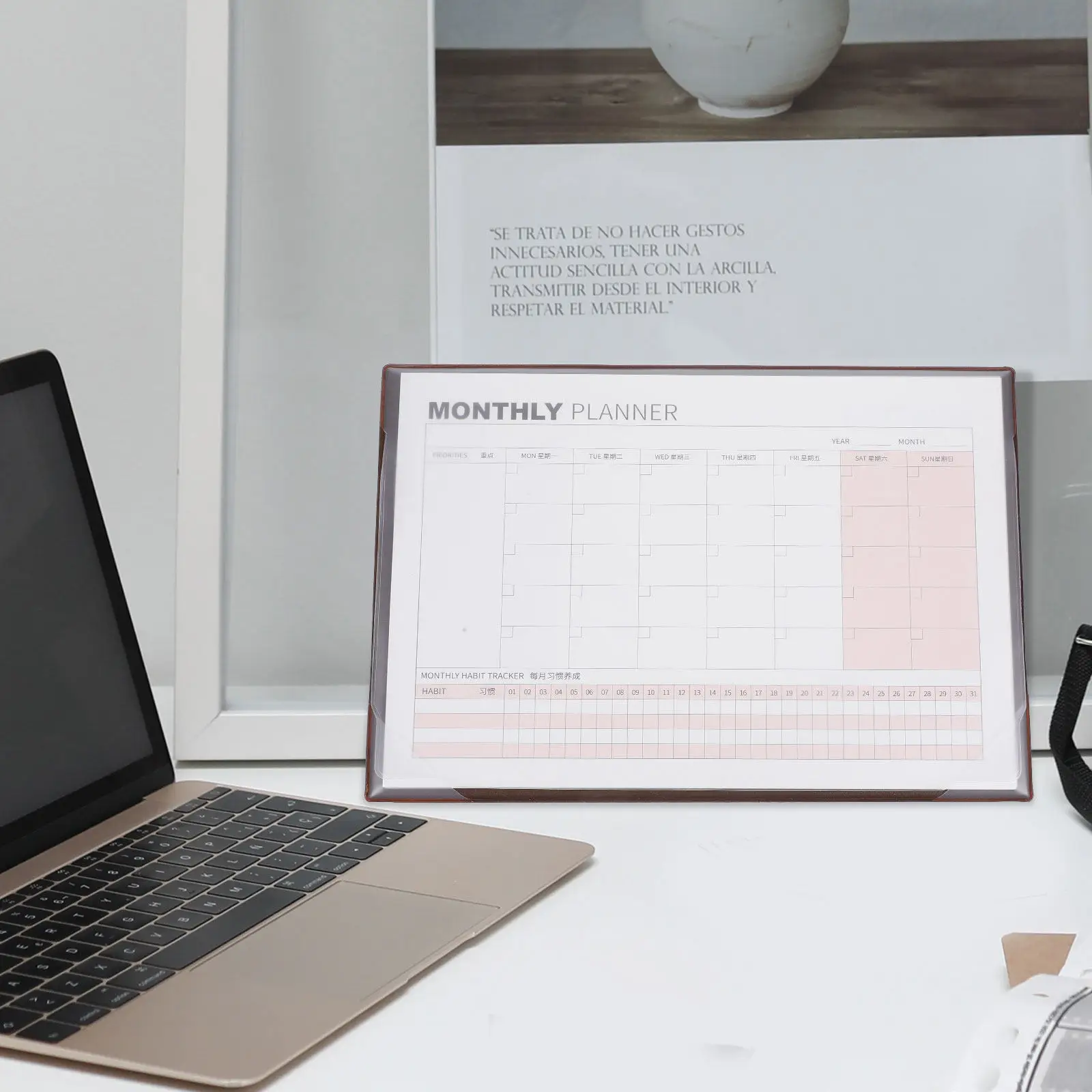 

Blank Calendar Sheet Monthly Planner Notepad Compact Portable Daily Schedule Note Pad Office Supplies Blank Calendar Sheets