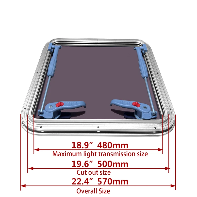 ISURE MARINE Anodized Aluminum 19.6