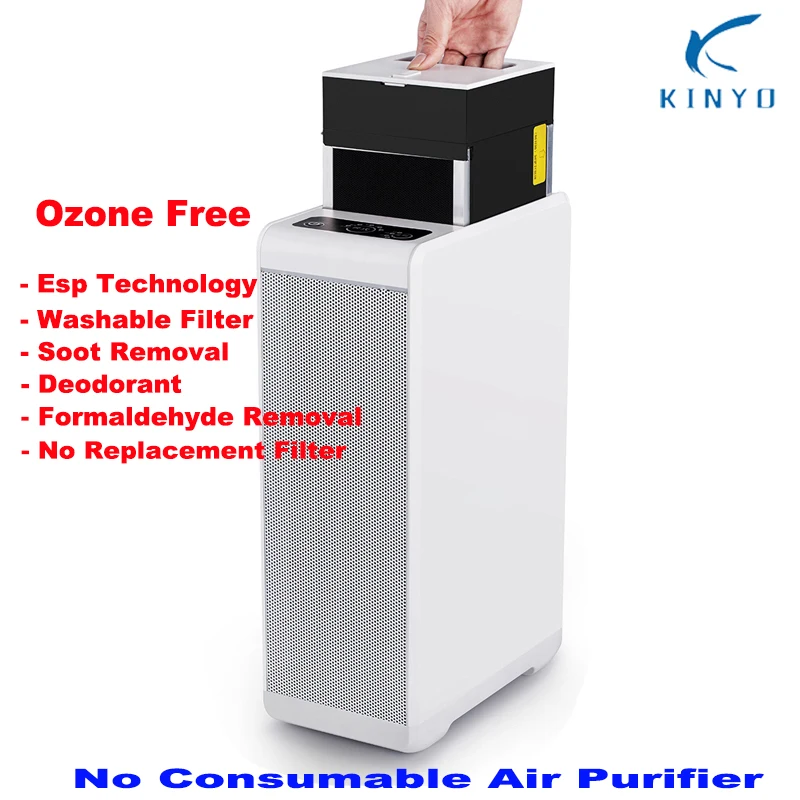

New Kinyo Smart Air Purifier Esp No Consumable Air Purification Allergens Aldehyde Removal Home Bedroom Air Ionizer Low Noise