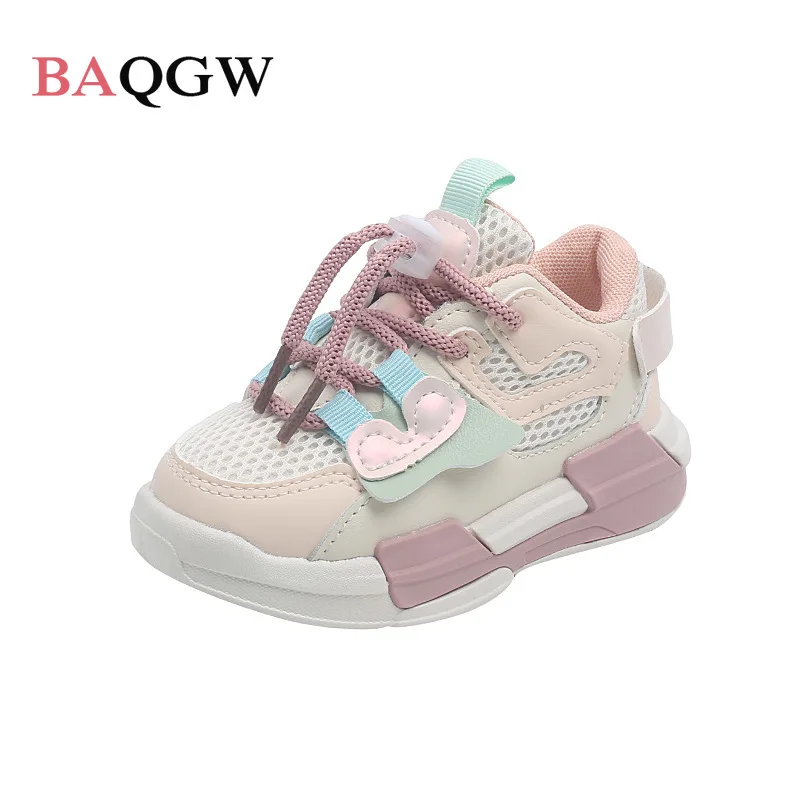 

Fashion Mesh Breathable Sneakers for Girls Boys Sports Shoes 1-6 Years Big Children Casual Shoes Baby Toddler Running Shoes