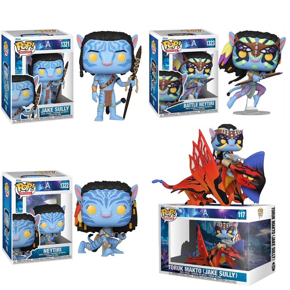 Funko pop JAKE SYLLY 1321# NEYTIRI 1322# BATTLE NEYTIRI#1323 TORUK MAKTO#117 Vinyl Figure Doll Model Toys