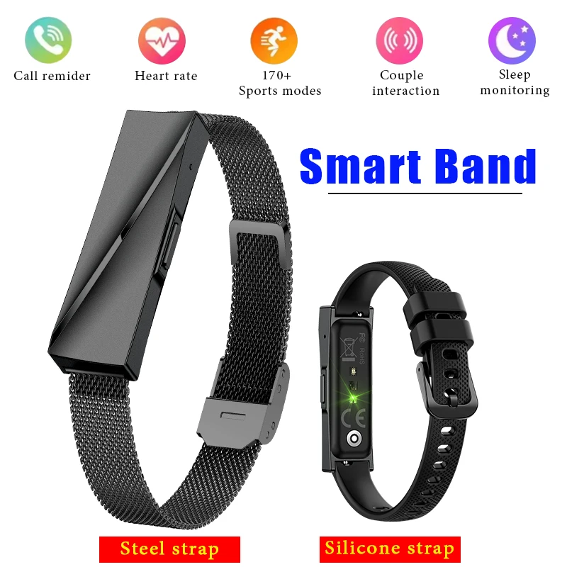 

Smart Screenless for Men Women Watch Call Reminder Heart Rate Blood Oxygen Sleep Monitor Fitness Tracker Sports Wristband