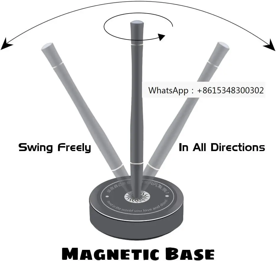 

Magnetic levitation self-supporting touch screen signature pen, non inverted magnetic pen, upright pen