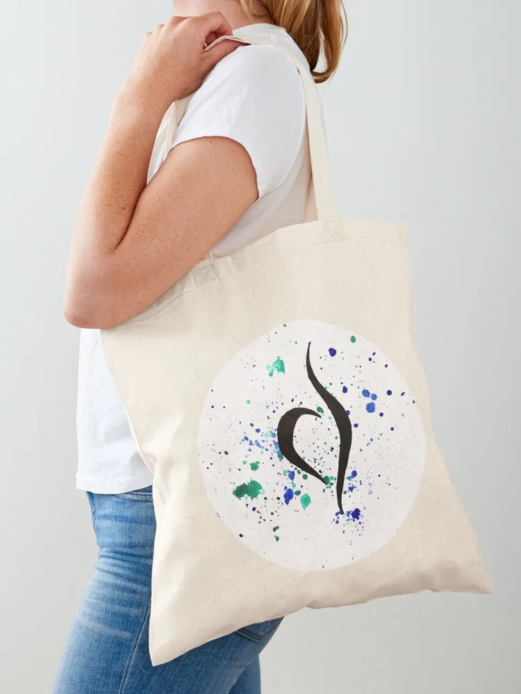 Watercolor Splatter NEDA Symbol Tote Bag large size bags woman shopping bag great bag