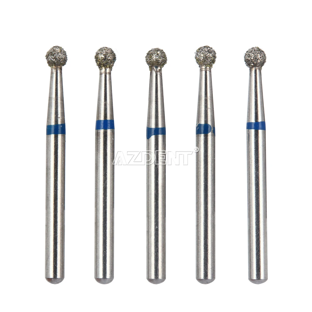 5Pcs Azdent Dental Diamond Bur Drills FG 1.6mm for High Speed Handpiece Grinding Heads Teeth Whitening Dentistry Materials Tools