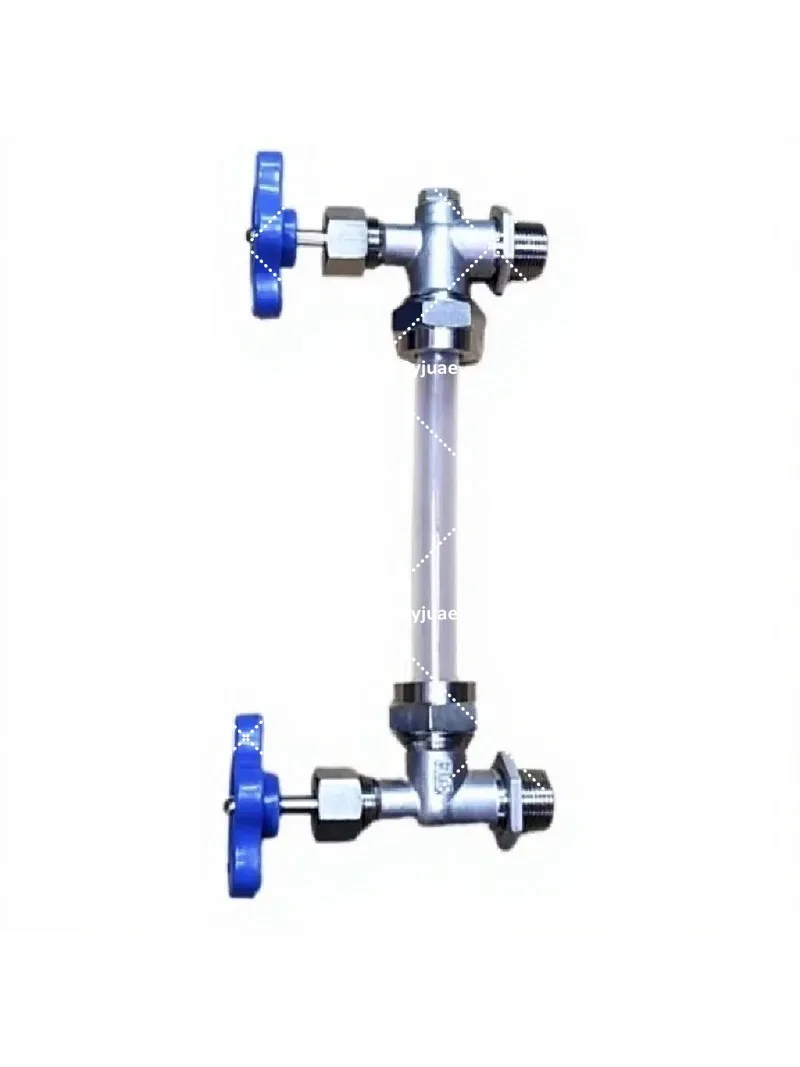 304 Stainless Steel Boiler Water Level Gauge High-Temp Quartz Tube Liquid Level Indicator