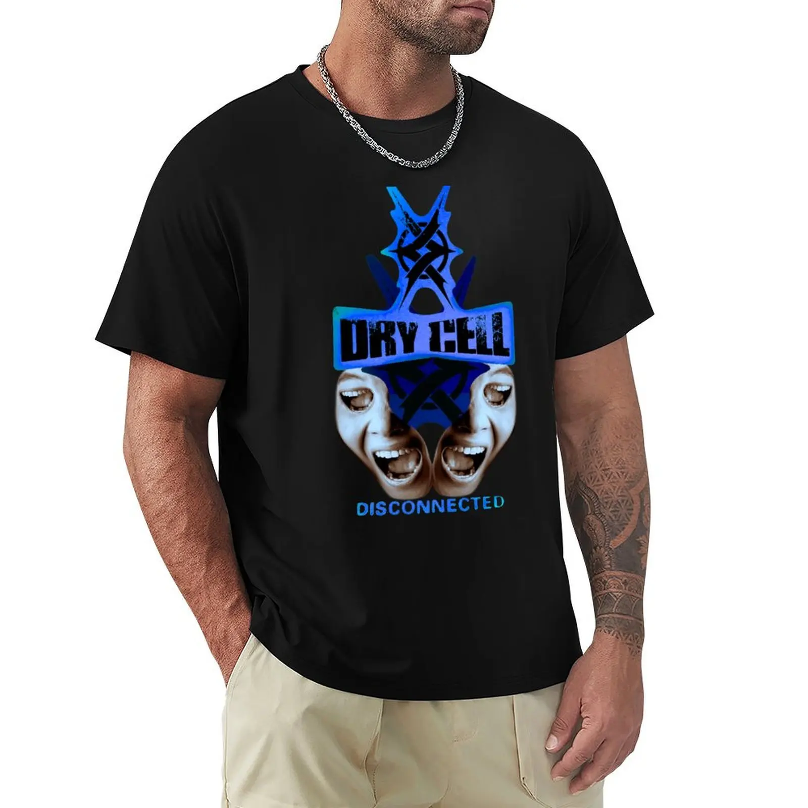 Dry Cell: Disconnected (Alternate Art) [Cold Edition] T-Shirt graphic t shirts for man T-Shirt