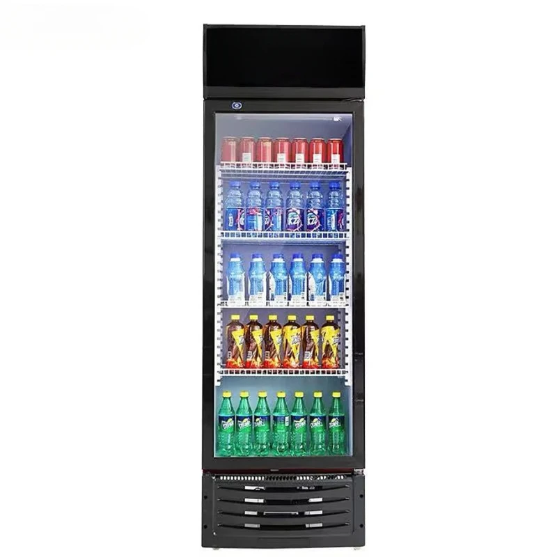 300л холодильник-витрина для еды и напитков