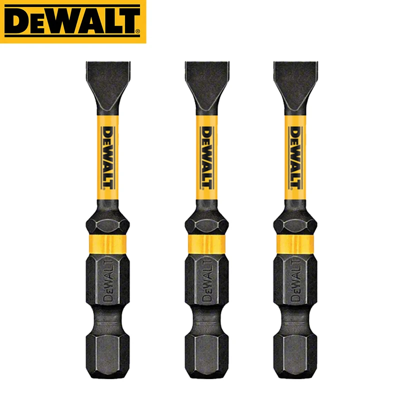 DEWALT DWA2SL8IRB IMPACT READY 8-10 Slotted Flextorq Power Bit 1/4 Shank S2 Steel 2 in Length Drill Bits Power Tool Accessories