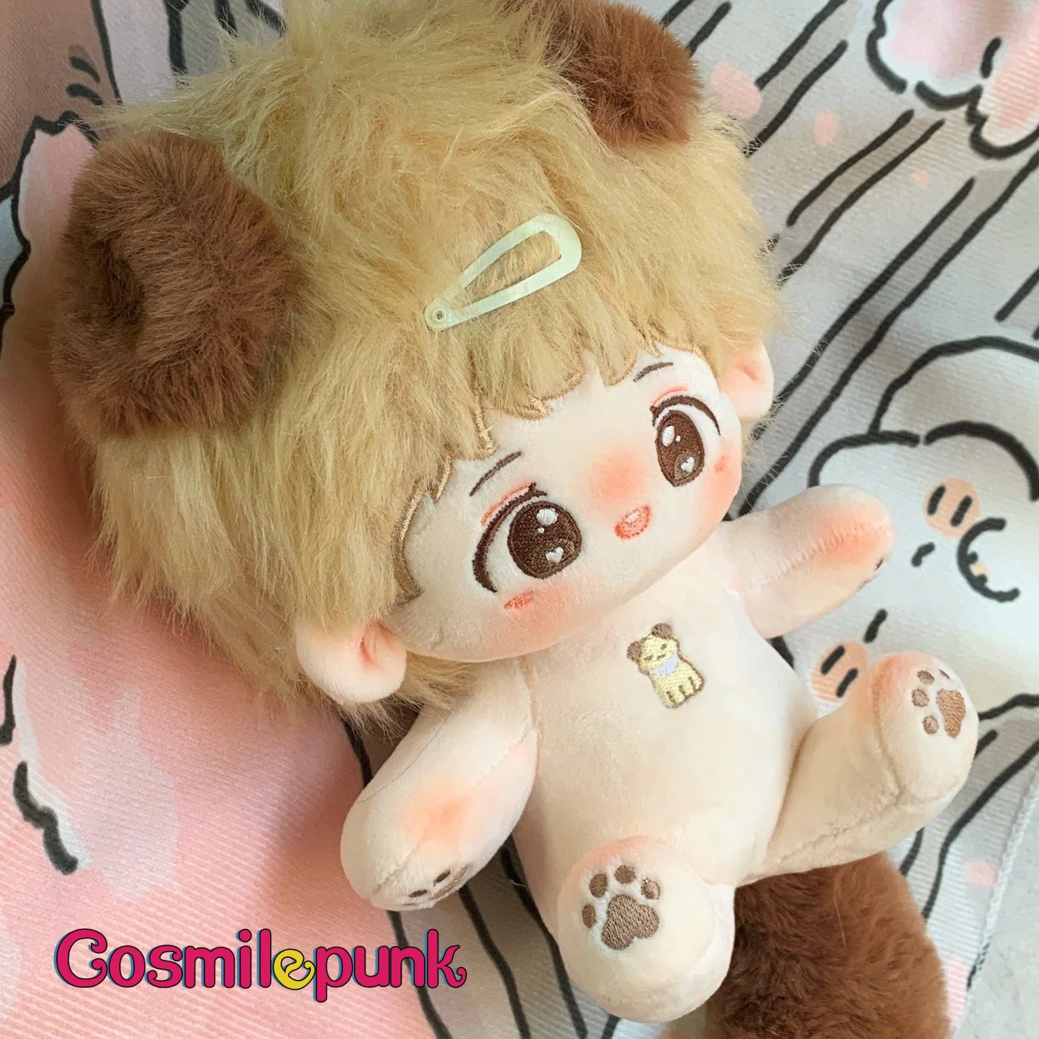 

Anime Handsome Monster Plush 20cm Doll Toy Body Cute Props Kpop Kids Gift PDD