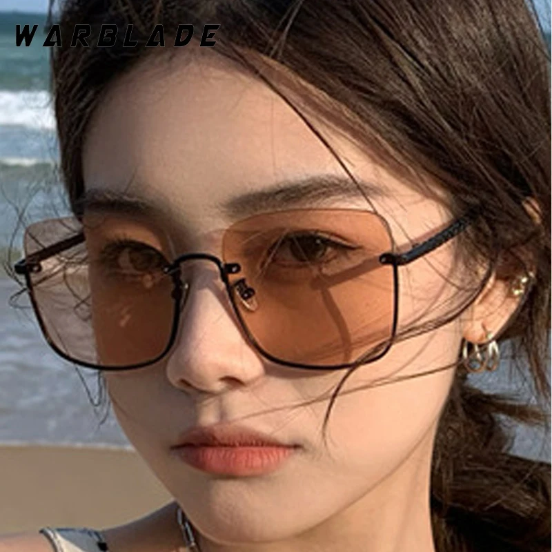 

Classic Square Metal Half Frame Sunglasses For Men Vintage Luxury Fashion Designer Glasses Traveling Driving Shades UV400 Lentes