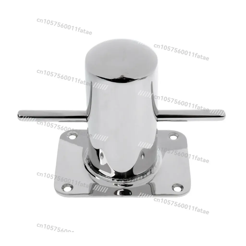 

Stainless steel yacht cross cable pile 120 * 90mm marina mooring column, marine yacht hardware accessories