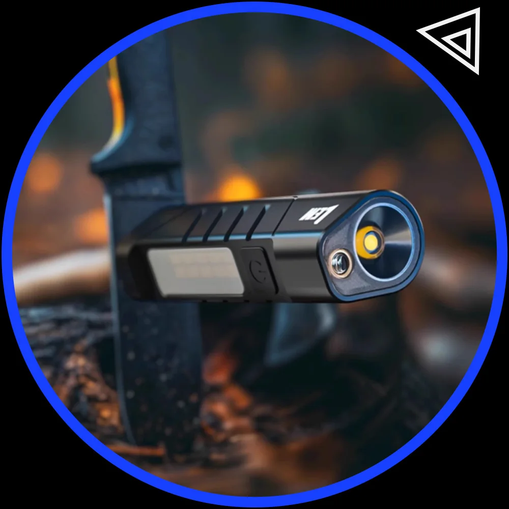 

LEM M55/M56 Outdoor Flashlight Portable Strong Light Camping Torch Long Range Rechargeable 600LM/1000LM Magnetic Flashlight