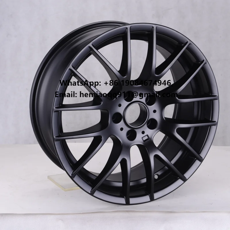 

Легкосплавные диски Jy Light Weight 5x120, 18-19 дюймов, 8/9J, матовый черный цвет, для BMW F30, 1M, E60, E34, E38, E39, E90, E92