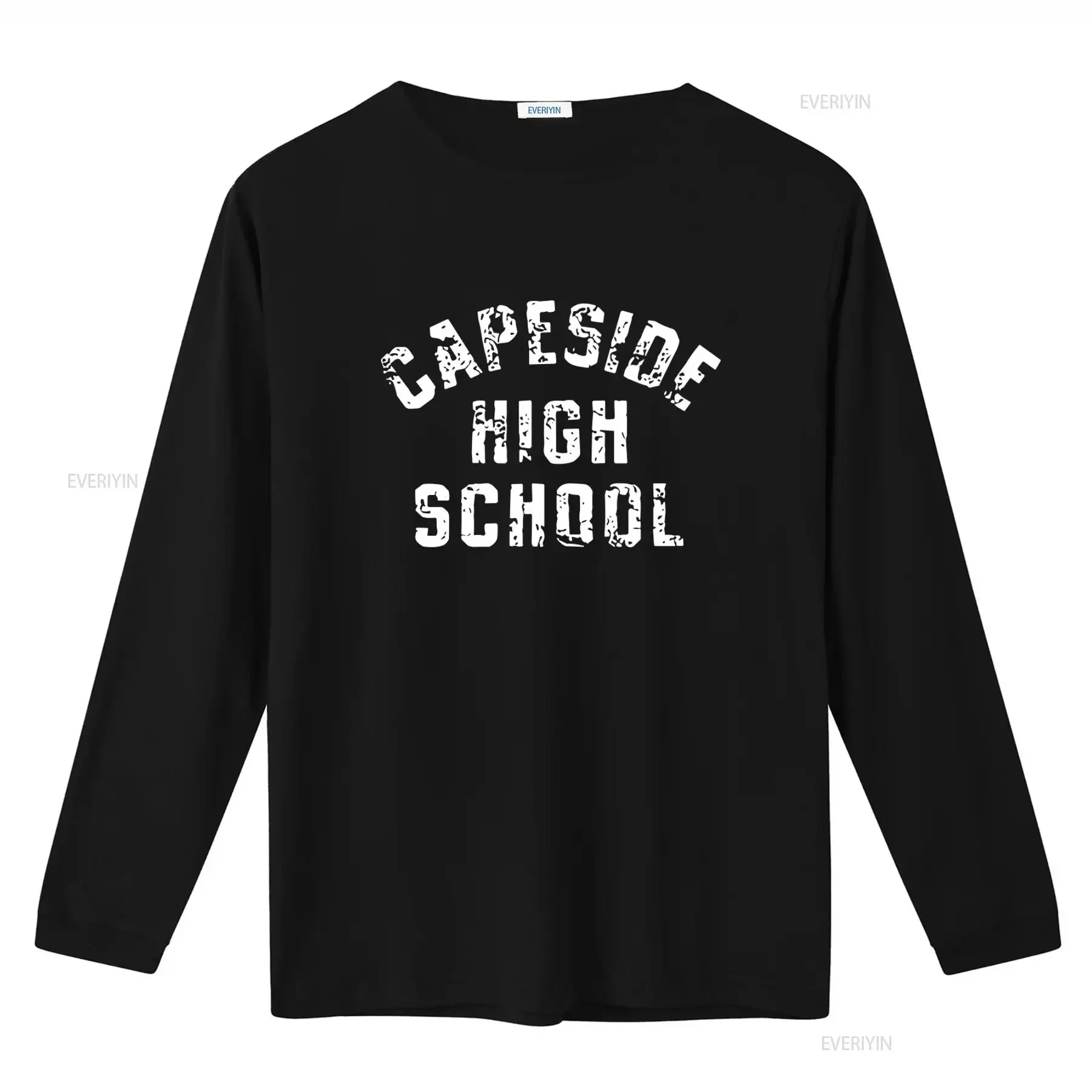 CAPESIDE HIGH SCHOOL Vintage Style 50 Blend T Shirt for Dawsons PACEY Creek Fans vintage Washed fashion Casual Slightly graphic