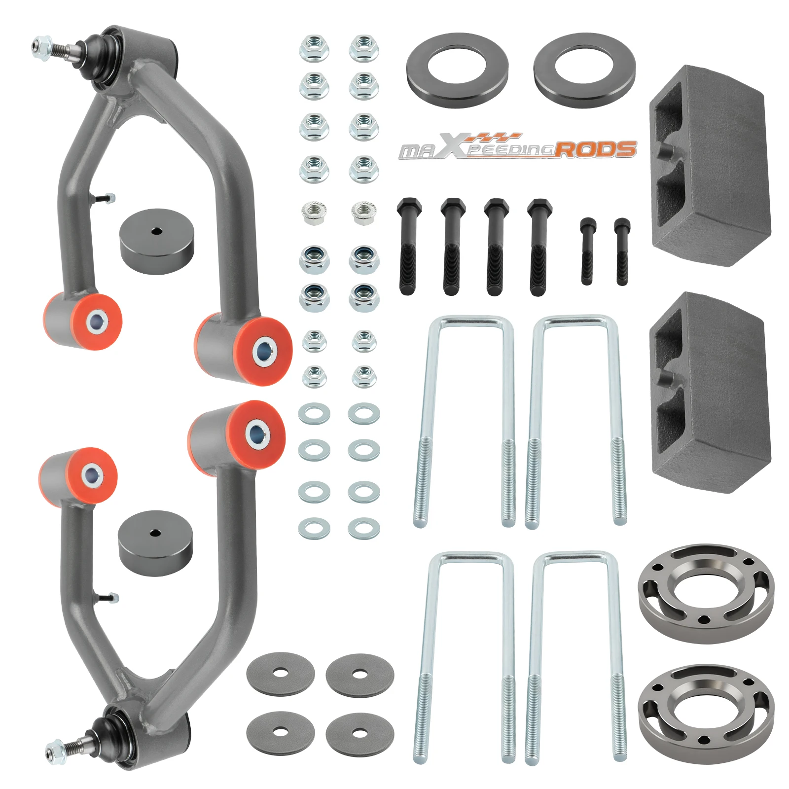 maXpeedingrods 2in Lift Kit For Silverado Trail Boss Sierra AT4 1500 2019-2023