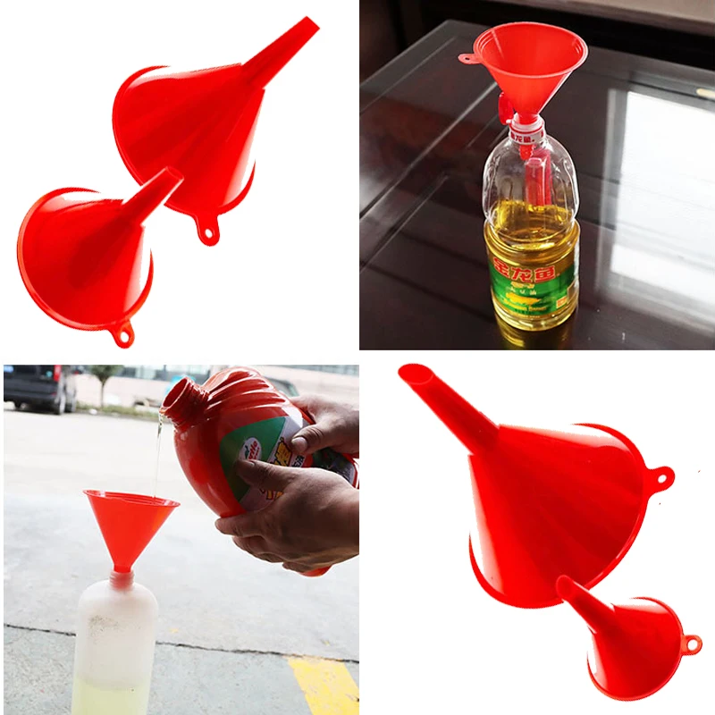 Car Funnel 4-piece Set Refueling Gasoline Funnels Tools Oil Filling Equipment Car Motorcycle Refuel Filling Small Funnel