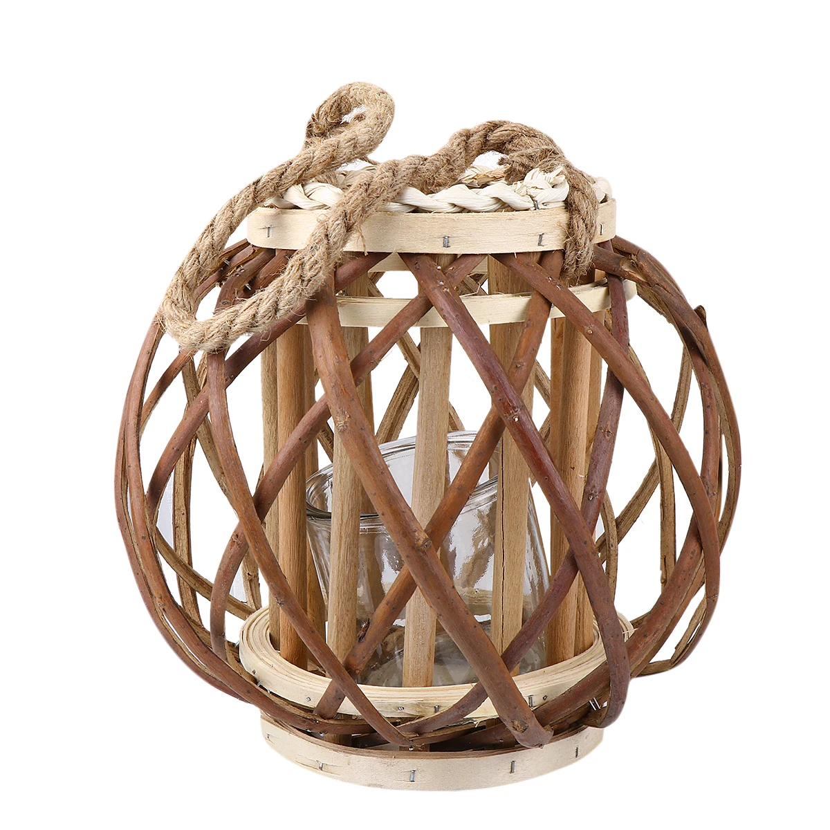 

Creative Hemp Rope Vintage Home Office Wedding Banquet Party Birthday Unique Bamboo Hanging C Stick Style