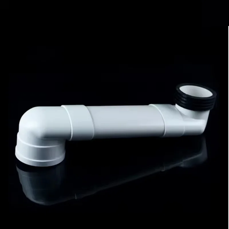 1Pc Resizable Plastic Oval Pipe Toilet Drain Relocation Offset Flange Adapter Shifter For Bathroom Remodeling WC Plumbing