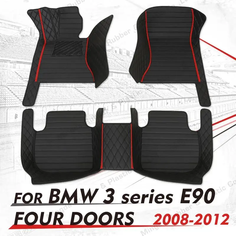 Custom Car floor mats for BMW 3 series F30 E90 330i 335i 320i 318i (Four doors) 2008 2009 2010 2011 2012 foot Pads automobile