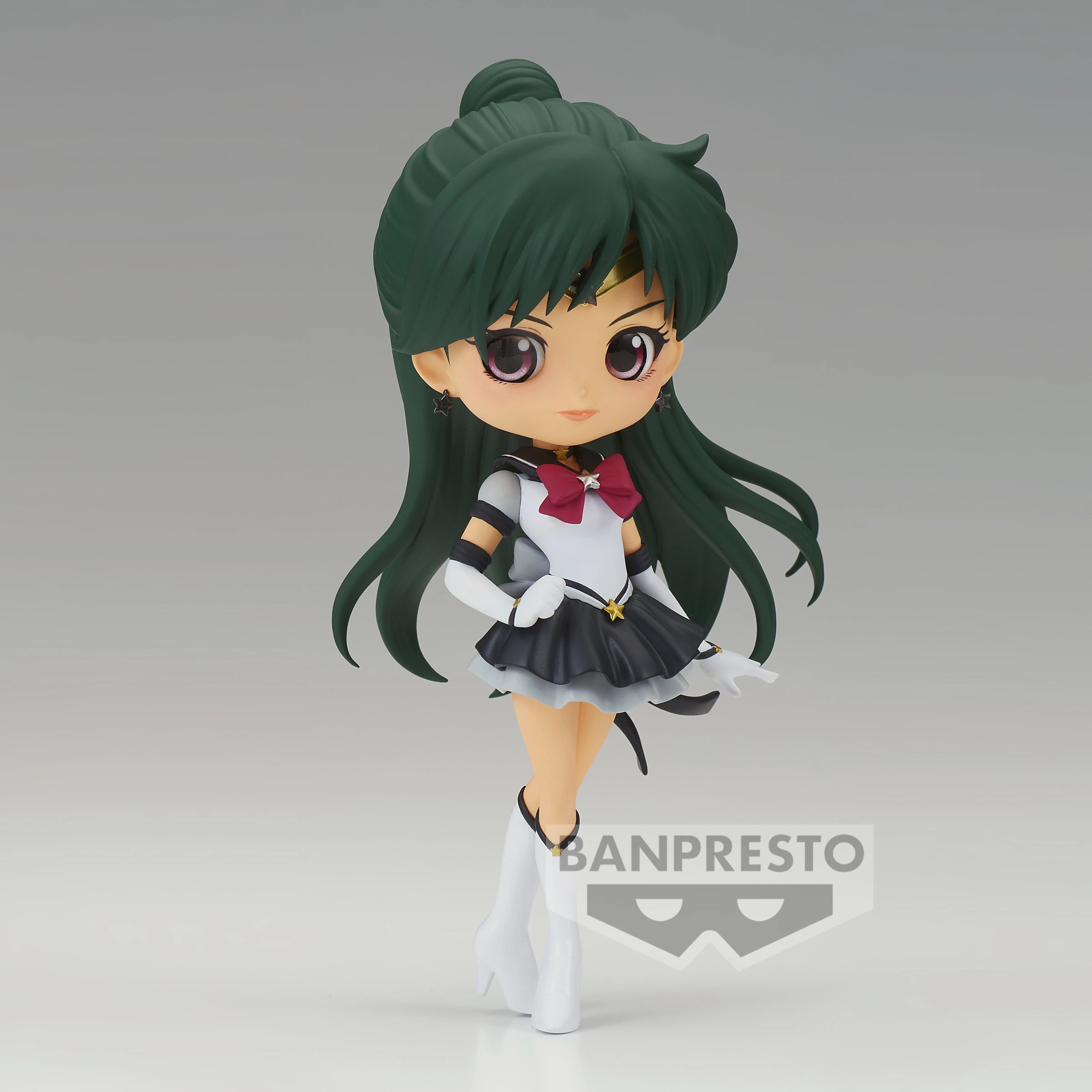 In Stock Original Anime Figures Bandai Sailor Moon Meiou Setsuna Qposket Sailor Saturn Tomoe Hotaru Qposket PVC Toys Action Doll