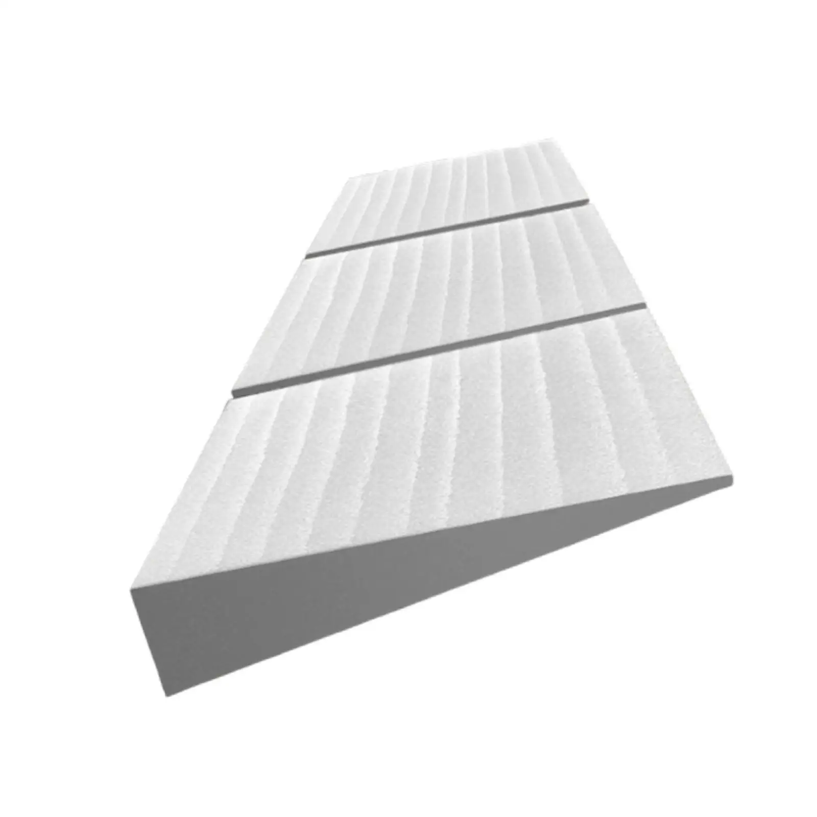 Car for seat Protection Mat White Pearl Cotton Three Section Sleeping Pad Comfortable Cushion for Long Drives