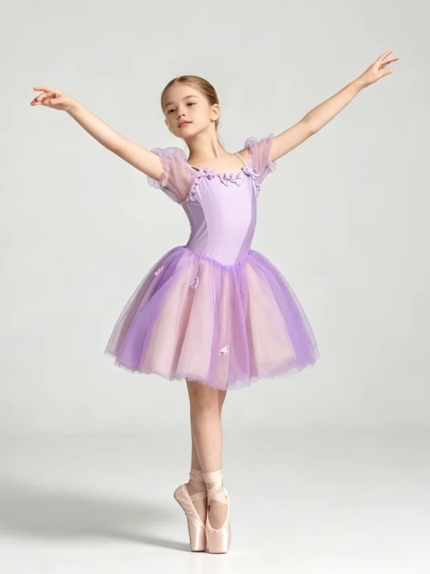 light-purple-ballet-performance-outfit-children's-professional-dance-skirt-competition-dance-tulle-skirt-girls-ballet-puffy-s