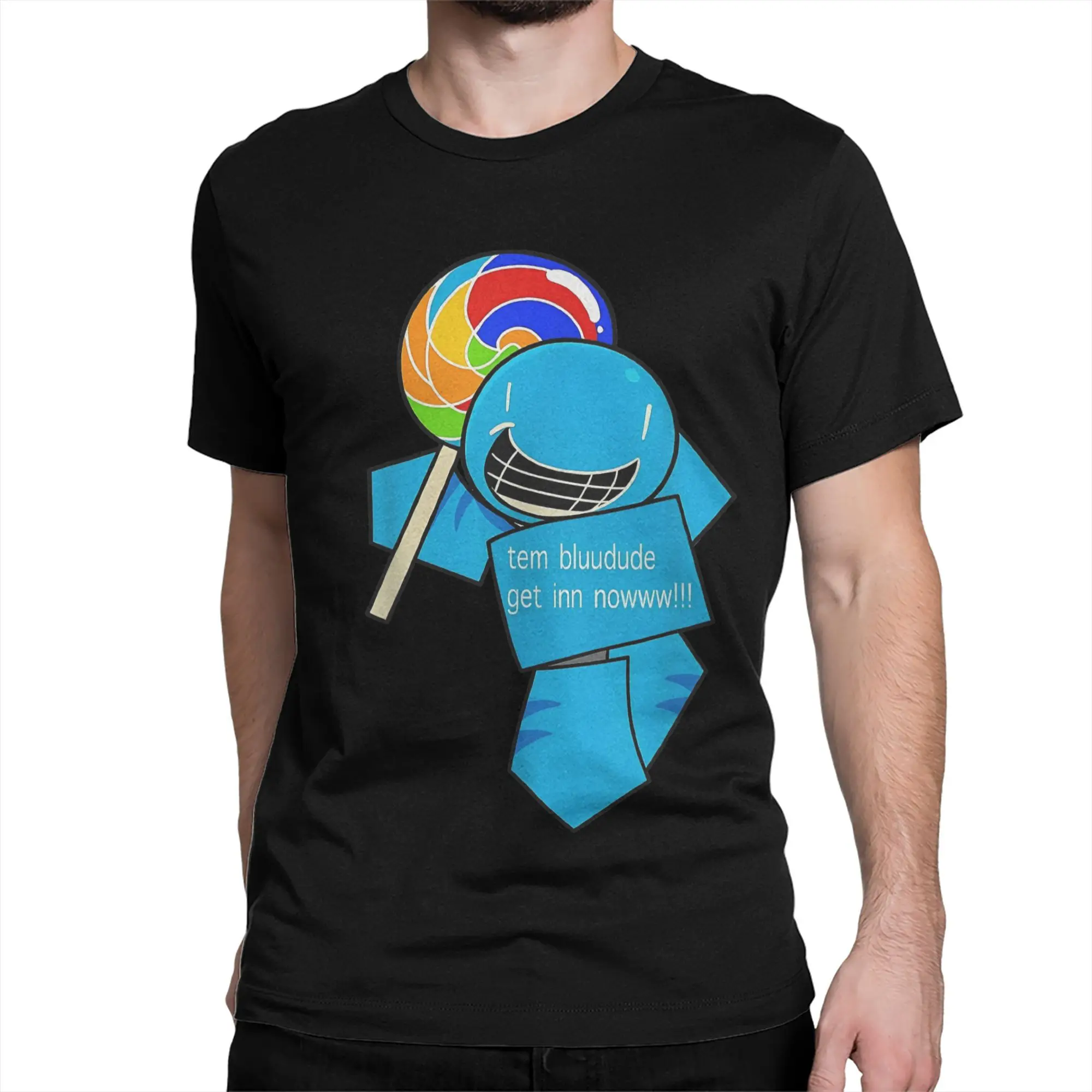 الرجال النساء تي شيرت خمر تيم Bluudude الحصول على الآن تيم الأزرق المتأنق فورساكن القطن تيز قصيرة الأكمام تي شيرت طاقم الرقبة القمم