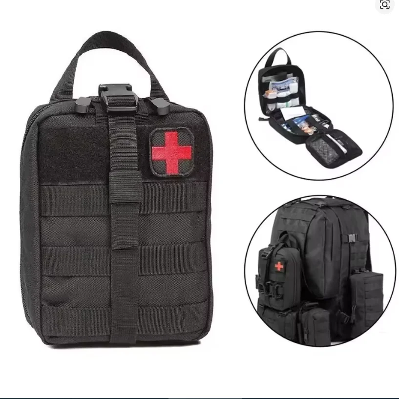 في الهواء الطلق التكتيكية الإسعافات الأولية مول التكتيكية الخصر حقيبة الصيد أدوات الطوارئ حزمة التخييم بقاء المحمولة الحقيبة الملحقات
