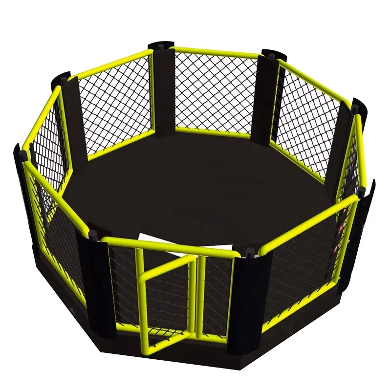 Cost-effective Eco-friendly International MMA Octagon Boxing Cage Customizable Color Logo 5*5m Size Steel Structure Vok