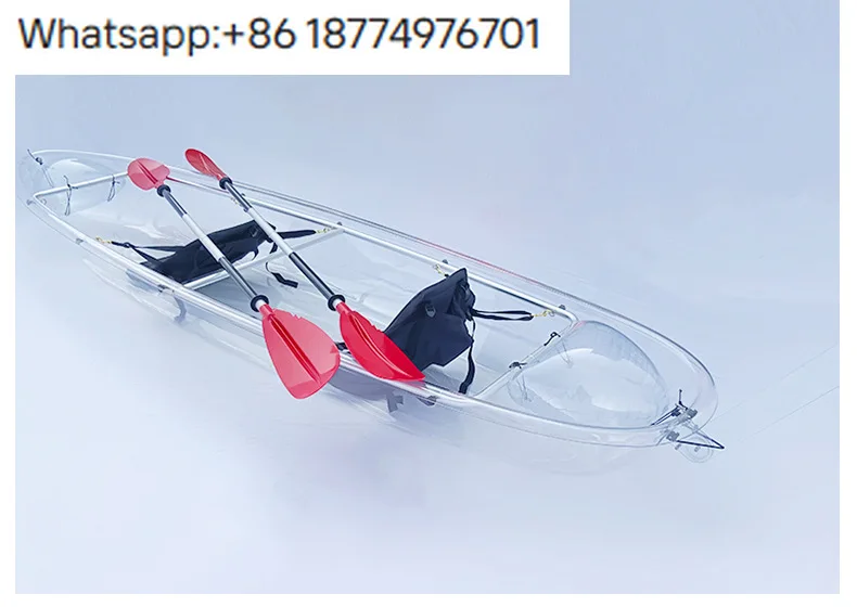 

Transparent Crystal Ka for 1-2 Persons Lightweight Durable 300kg for Clear Water Park Sightseeing Recreational Surfing