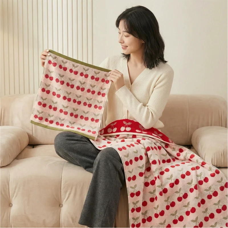 Antibacterial Pure Cotton Towel for Adults Children At Home All Cotton Non Shedding Face Towel Soft and Absorbent Face Towel