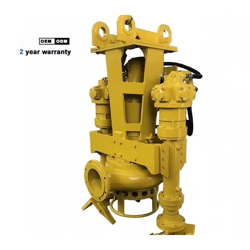 Industrial Hydraulic Mud Pump Sand Suction Pump Anti-Abrasion Solid Particle Submersible Slurry Pump for Waterway Desilting