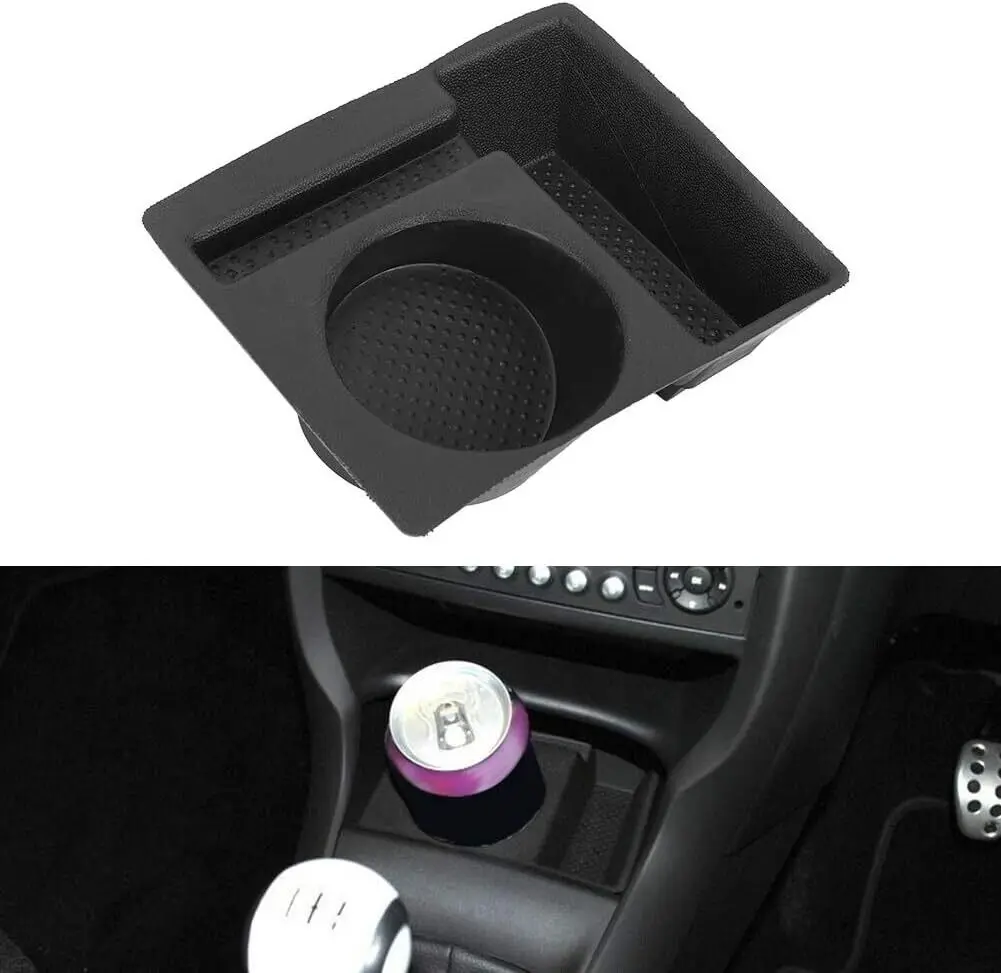 Side Door Cup Holder + Central Cup Can Holder For CITROEN DS3 2009-2016 Insert Car Accessories Durable Cup Holder Black ABS