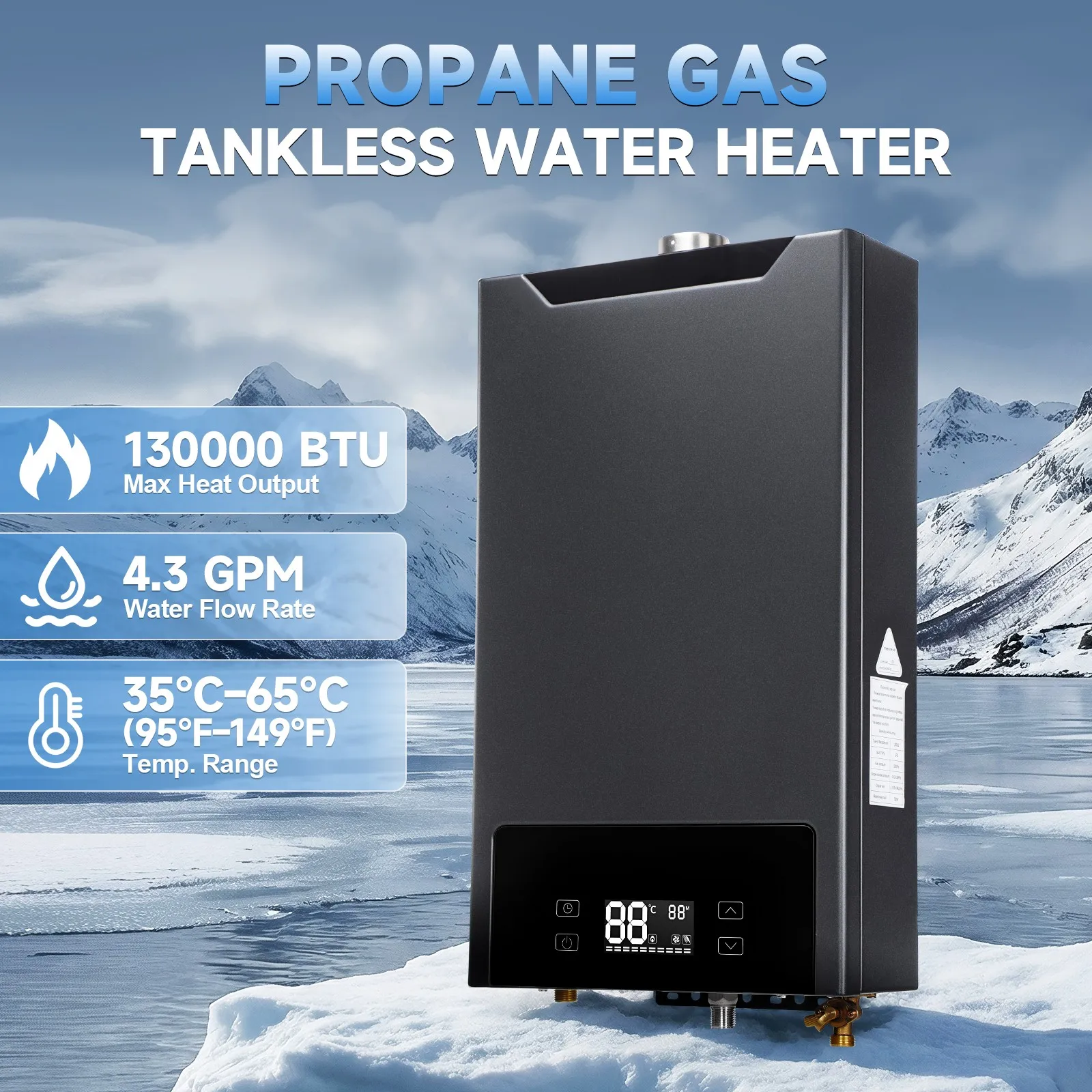 130,000 Btu Propane…