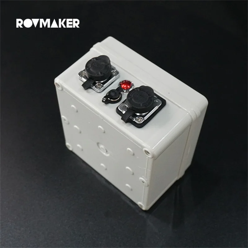 ROV Tether Interface Box of Power Carrier Communication for Openrov Ground Base Station Ethernet USB Remote Operated Vehicle