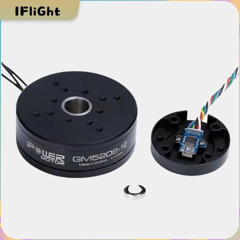 IFlight New IPower GM5208-12 Hollow Shaft Brushless Gimbal Motor W/AS5048A Encoder DSLR / CANON 5D2/5D3 Cameras Stabilization