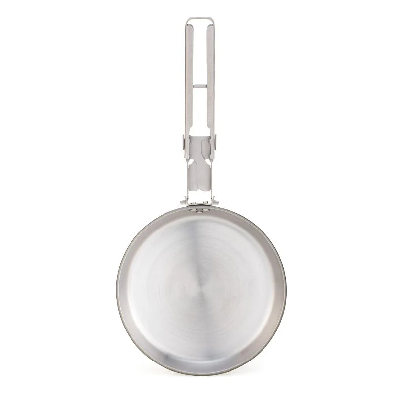 Keith Titanium Frying Pan, Folding Pot Fried Steak Cooking Eggs, Portable Outdoor Camping Cookware Titanium Omelette Ti6032