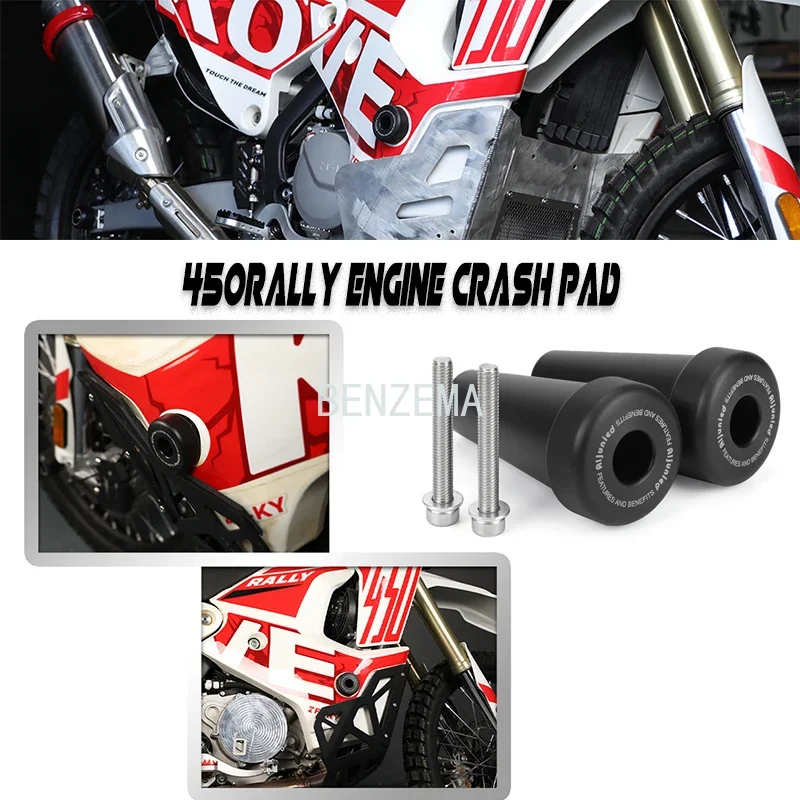 

For KOVE 450 Rally Frame Slider Crash Protector 2023 Kove 450 Motorcycle Accessories Falling Protection Frame Engine Crash Pad