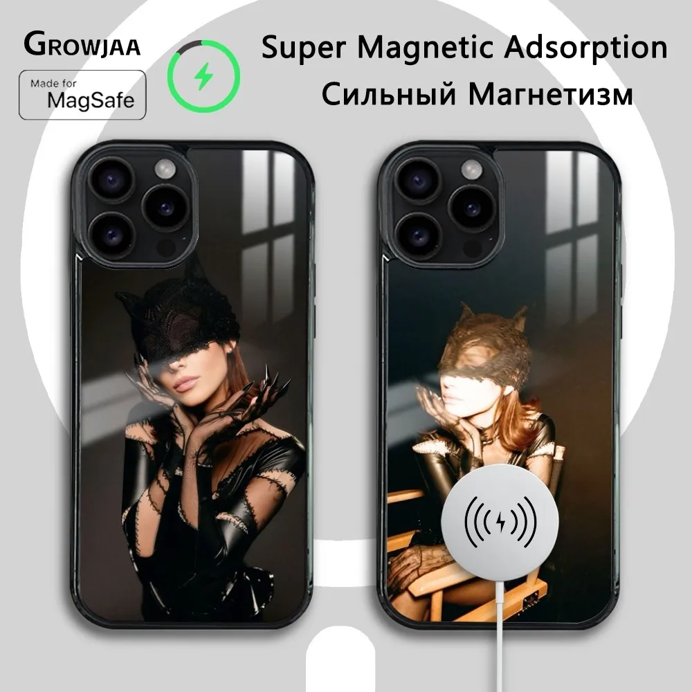 Singer A-Ariana The Boy Grande Is Mine Phone Case For iPhone 16 15 14 13 12 11 Pro Max Plus Mini Mirror Wireless Magnetic Cover