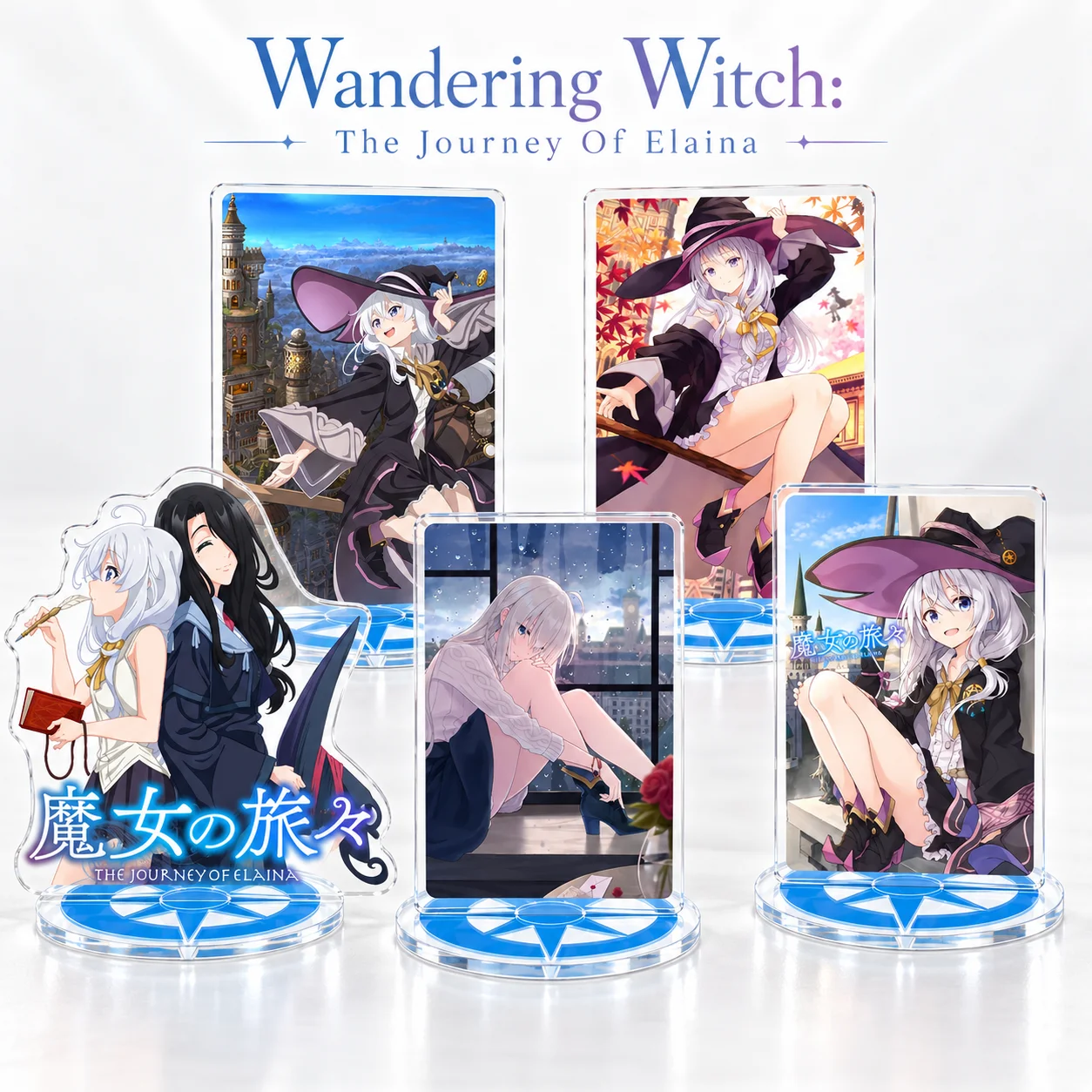 Wandering Witch The Journey Of Elaina Elaina Fran Acrylic Stand Model Plate Anime Desk Decor Collectible Ornament Gift Keychain