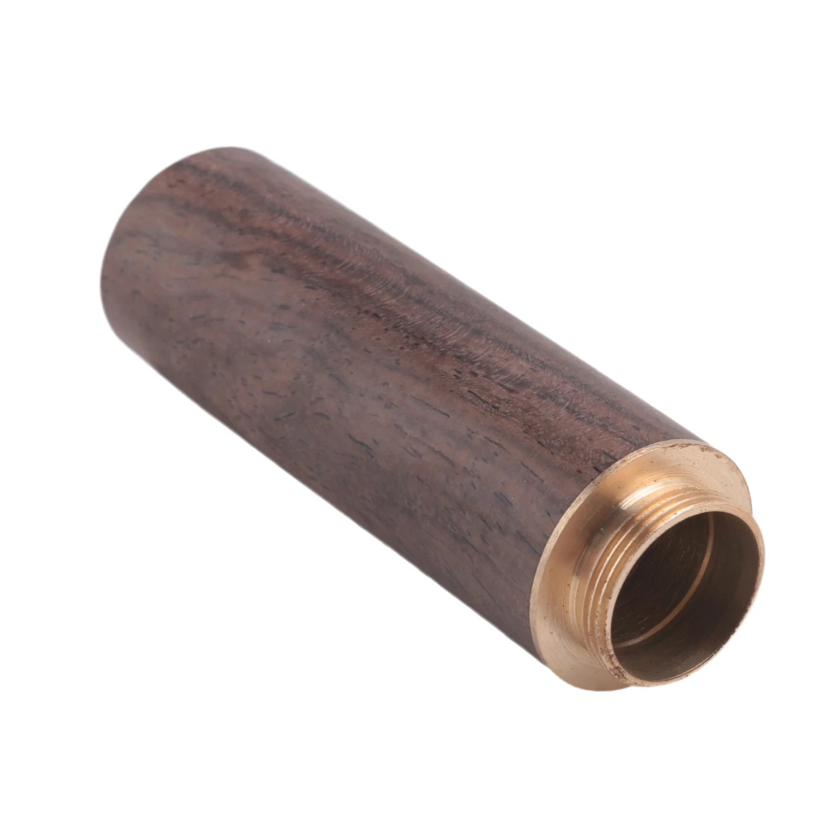 Cubo porta palillos de dientes de madera de ébano cualitativo, Mini caja para senderismo, artesanía portátil, regalo hecho a mano, 8x1,8 cm