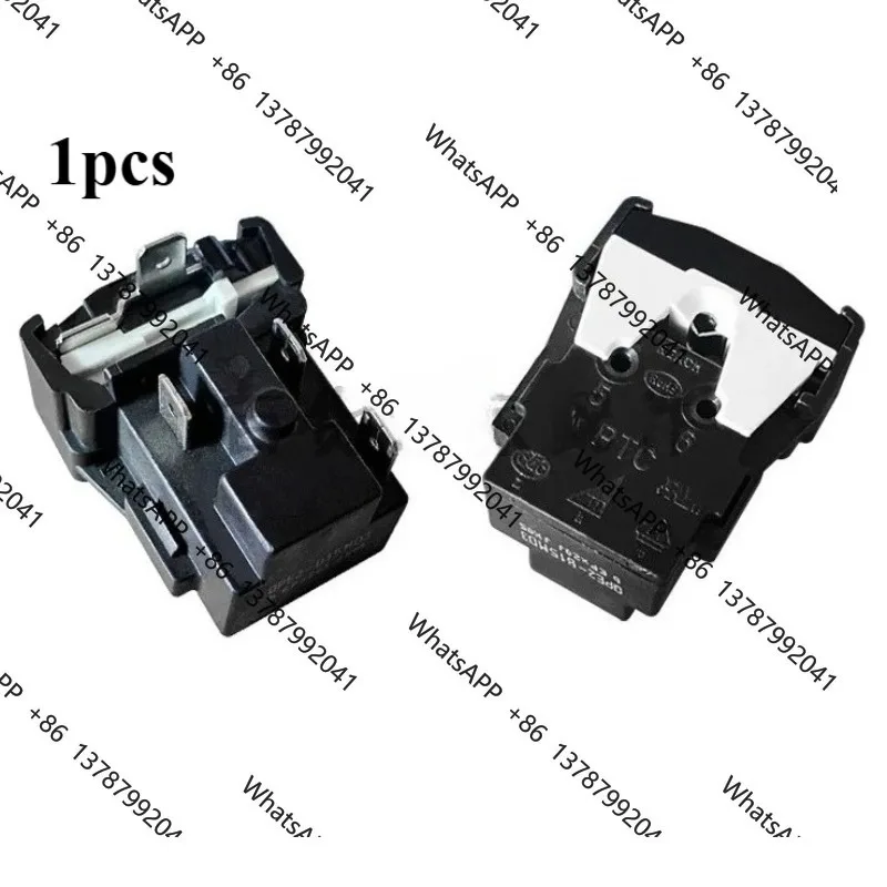 PTC Starter Flat Overload Protector Assembly QPE2‑B15MD3 For Refrigerator Compressor Replacement Parts