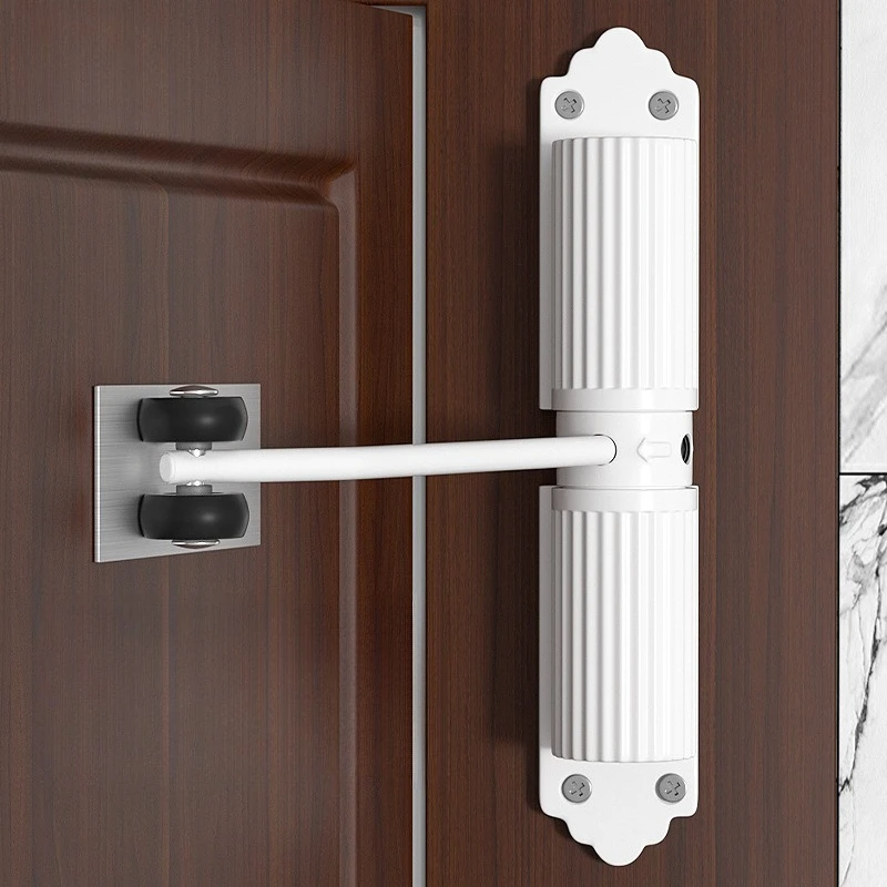 

Household buffer rebound simple closure device, spring device, automatic door closing artifact