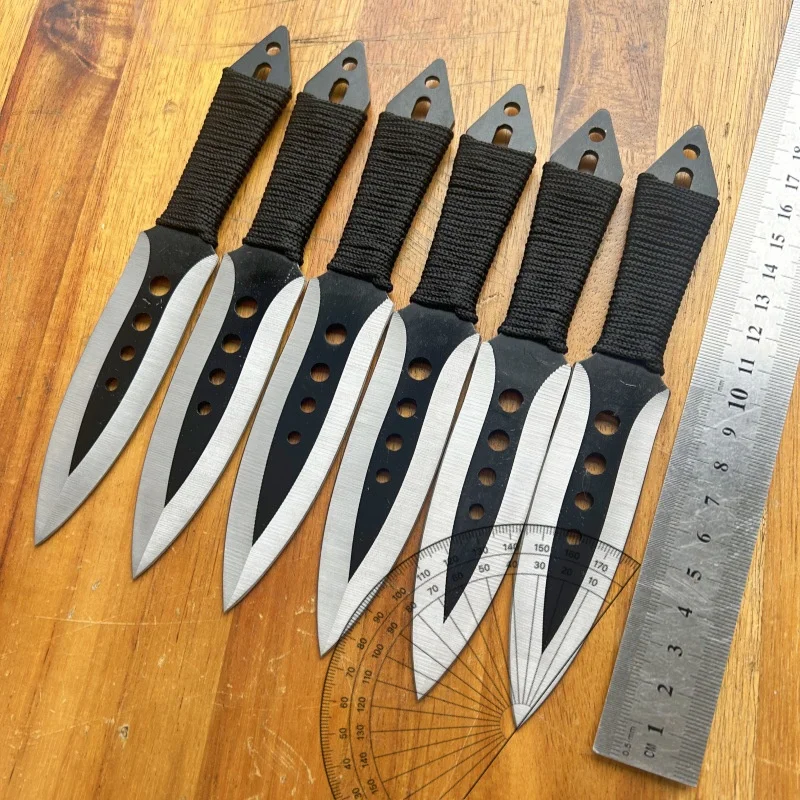 6/3PCS a Set Non-Sharpened KnifeDull Edge Fixed Blade Pocket Knife
