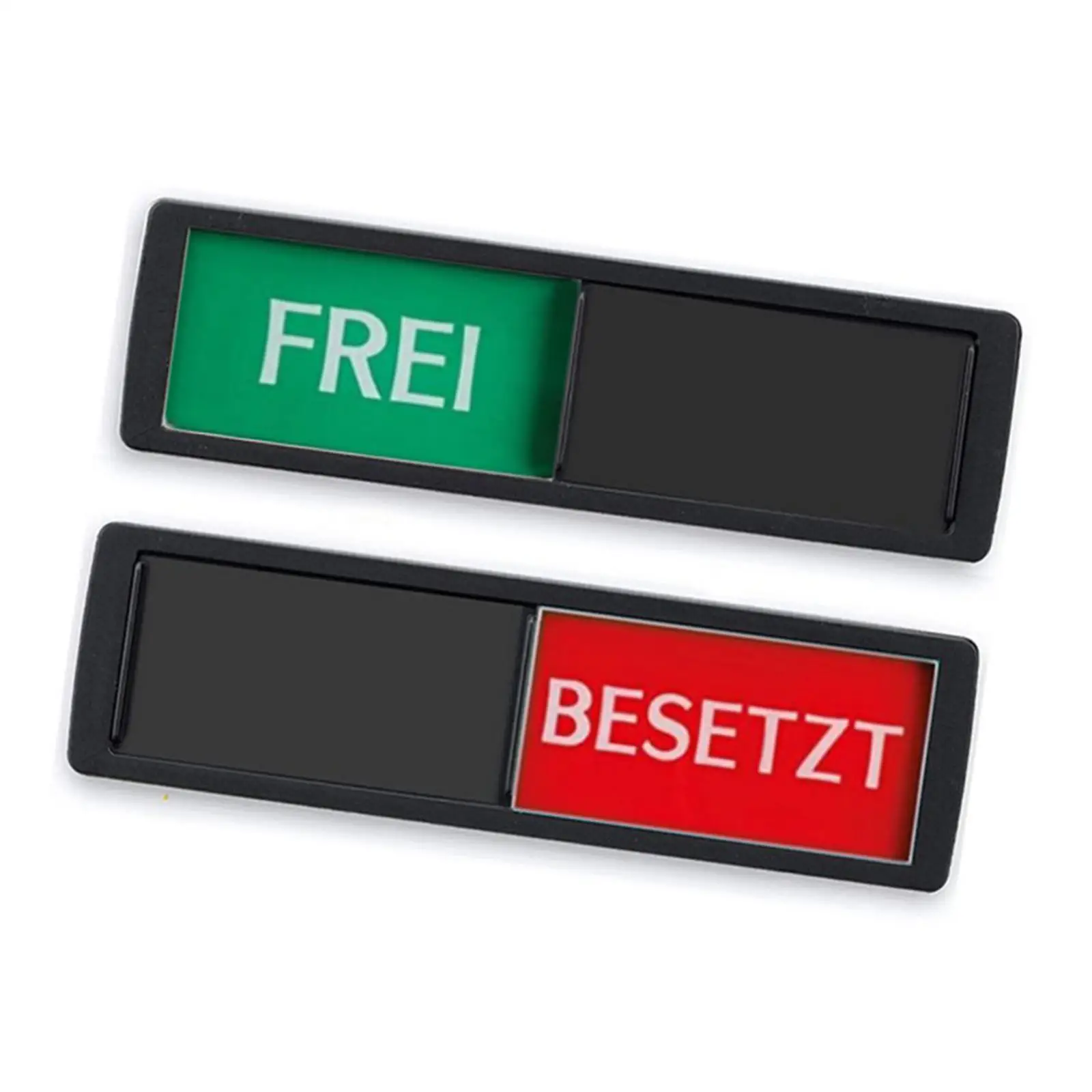 Acrylic Office Door Sign Slider Plaque Self Adhesive Privacy Notice Board for Meeting Room Hotel