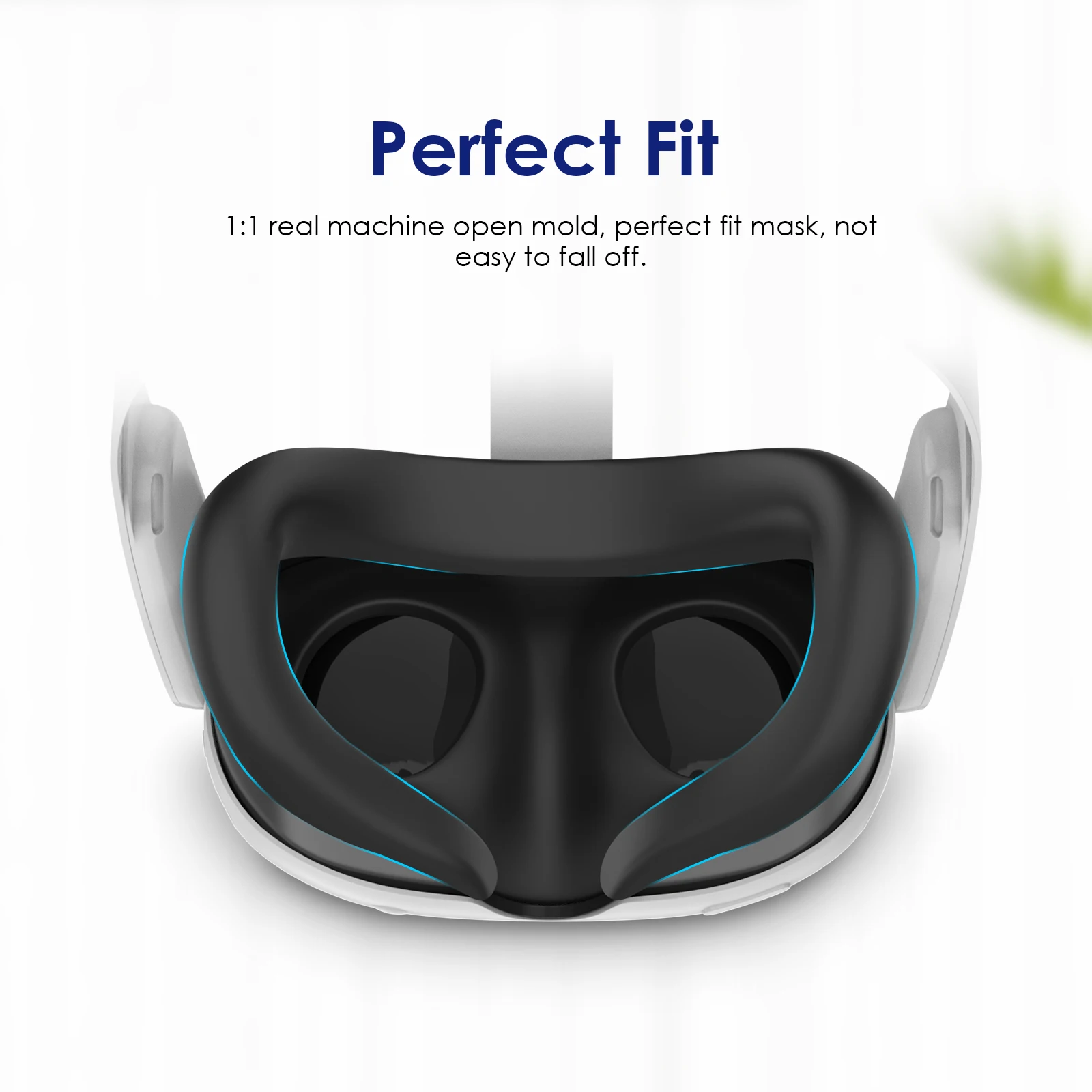 Sweatproof Silicone Mask VR Dustproof Replaceable Mask Protective Cover For Quest 3 Accessories