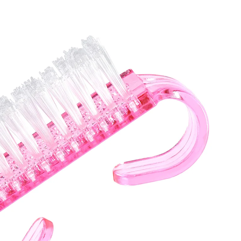 5/10Pcs  Acrylic Hard Cleaner Horn Nail Brushes Nail Art Manicure Pedicure Remove Dust Plastic Cleaning Nail Brushes Tools Set