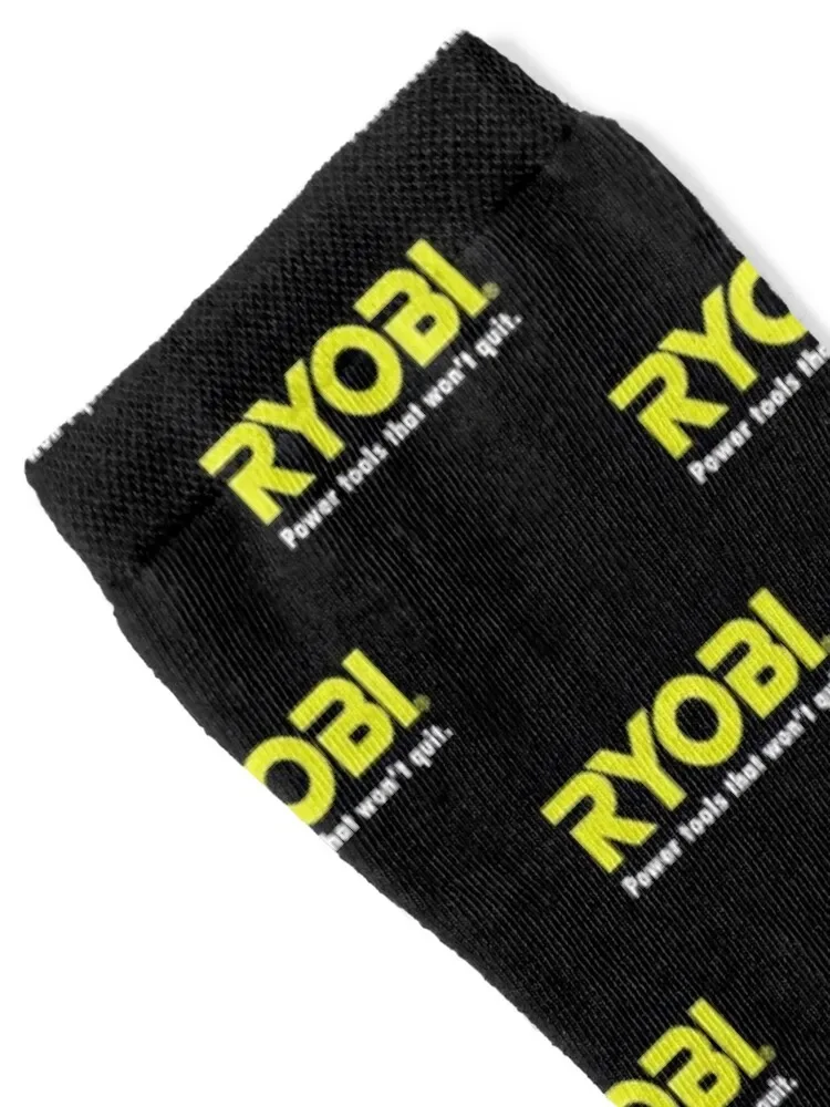 POWER TOOLS-Calcetines clásicos con logotipo de RYOBI para hombre y mujer, medias de senderismo, lote